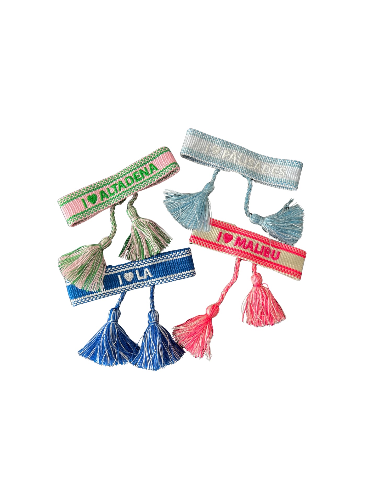 Wear Your Love Four Pack of Heart & City Bracelets