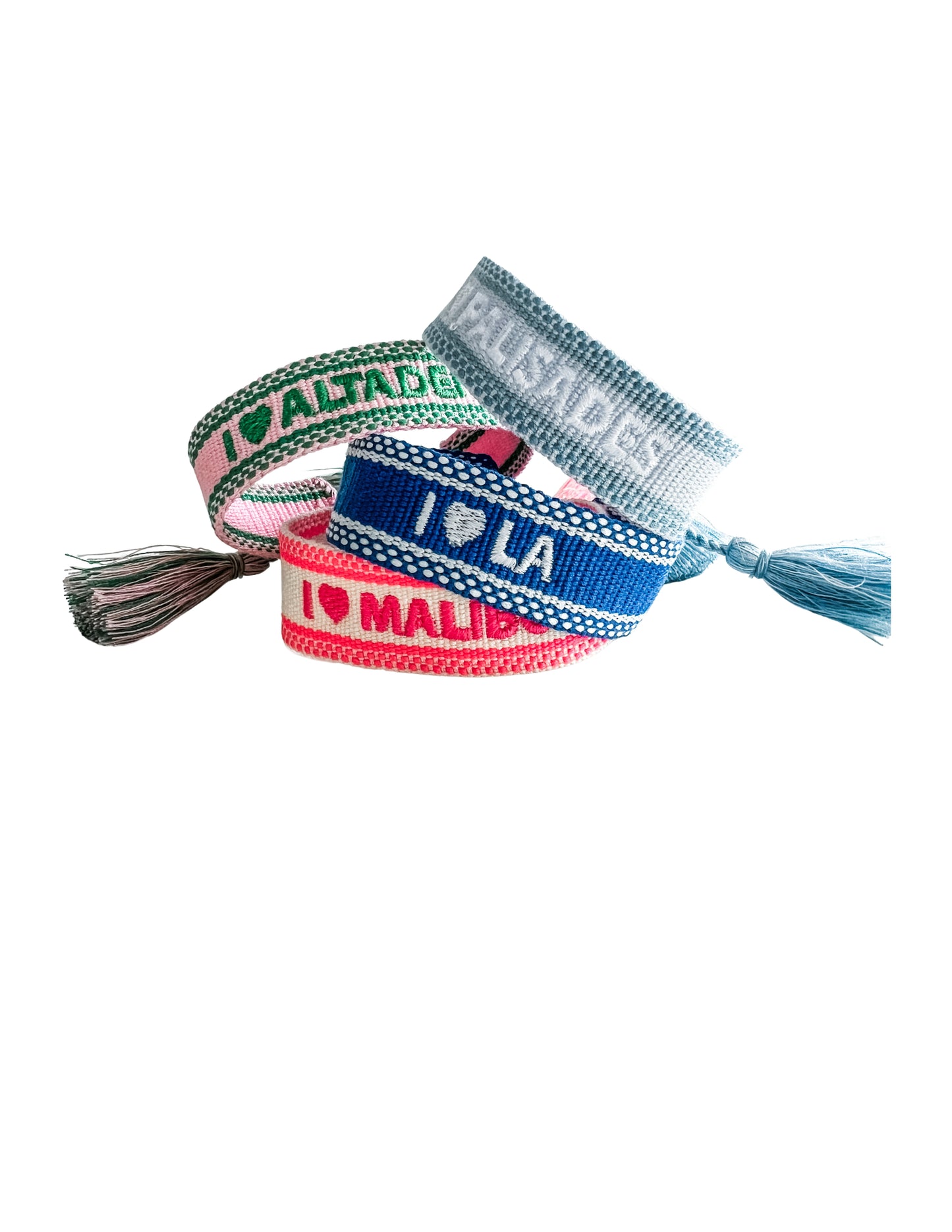 Wear Your Love Four Pack of Heart & City Bracelets