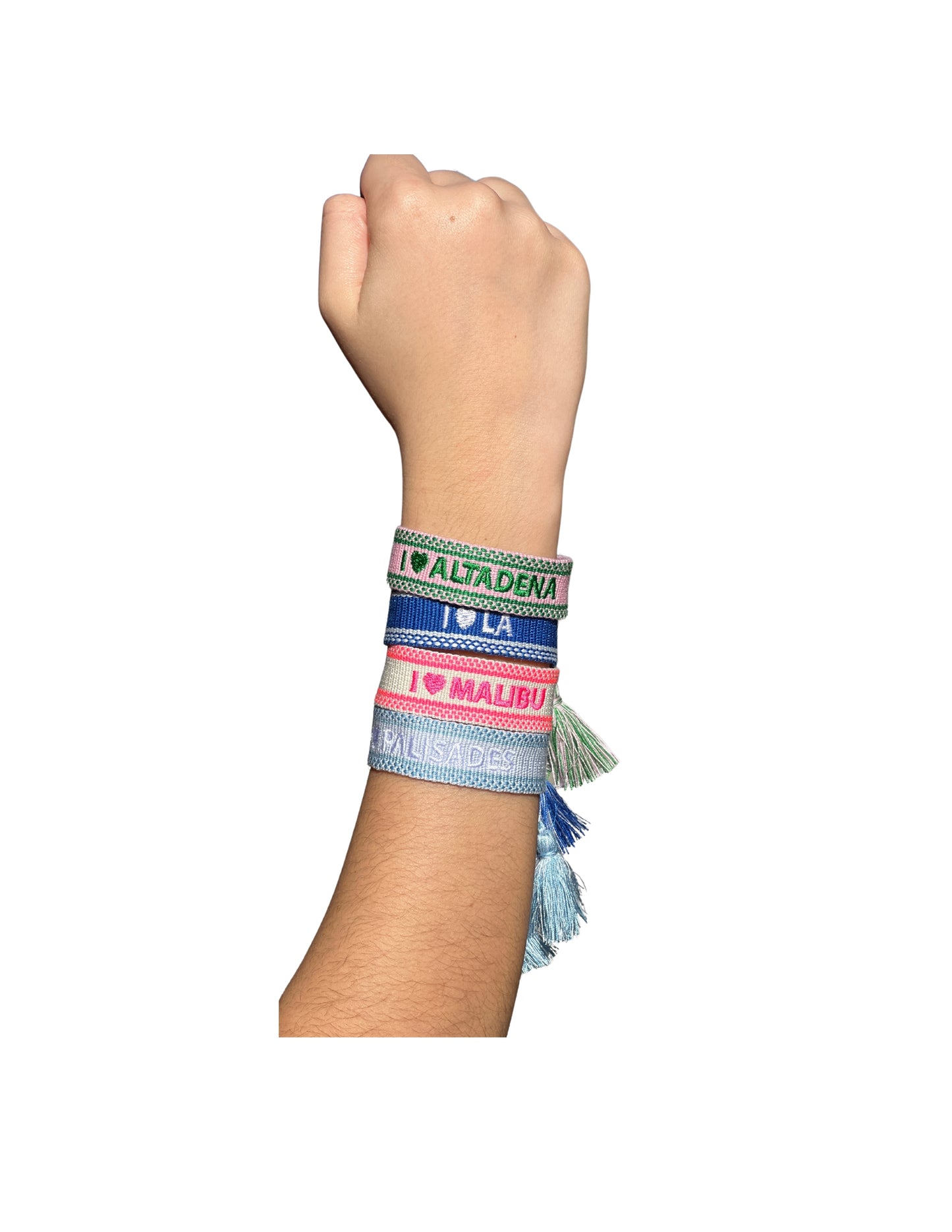 Wear Your Love Four Pack of Heart & City Bracelets